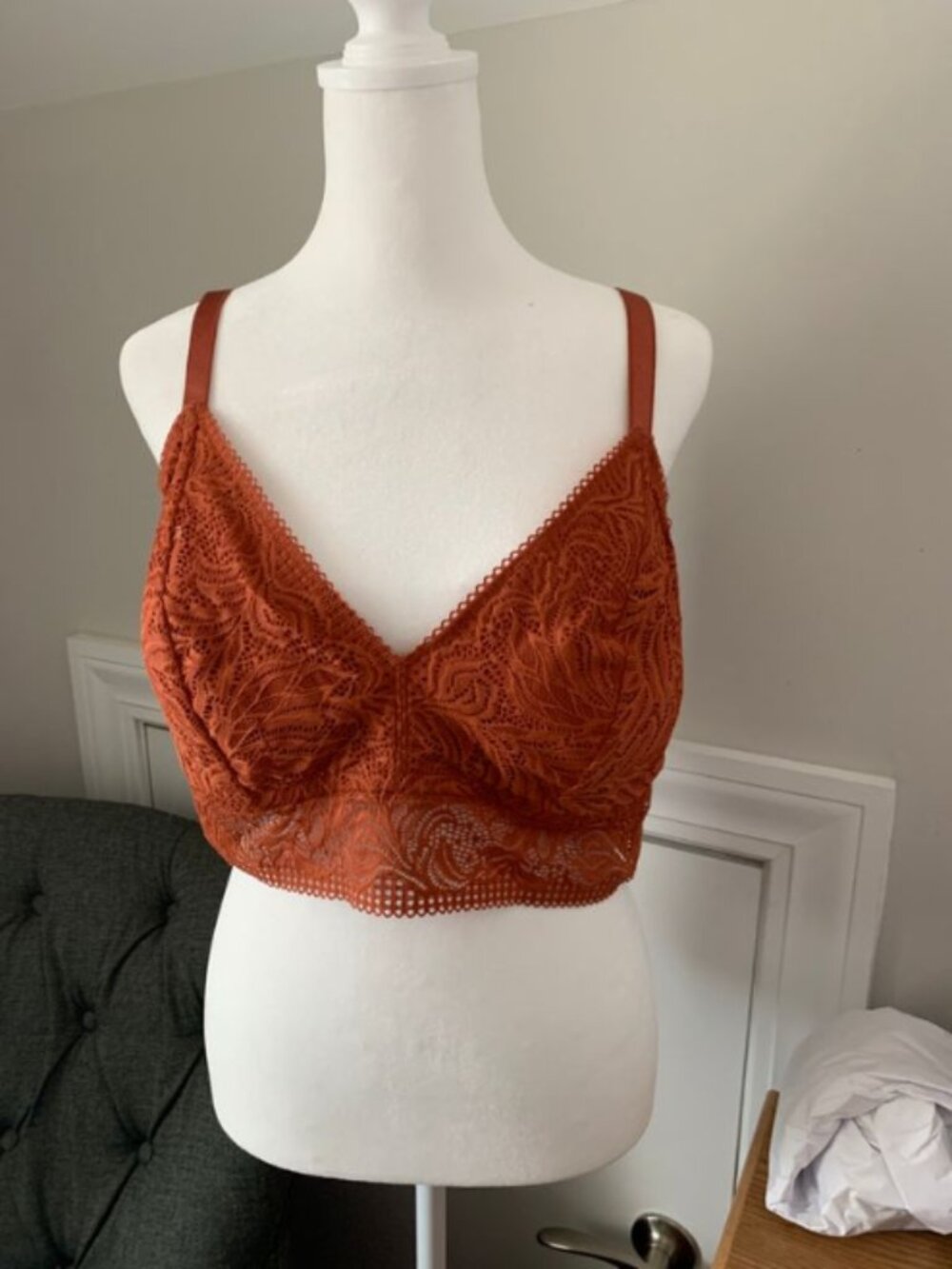 Stylish Auden Women's Burnt orange Bralette-XXL